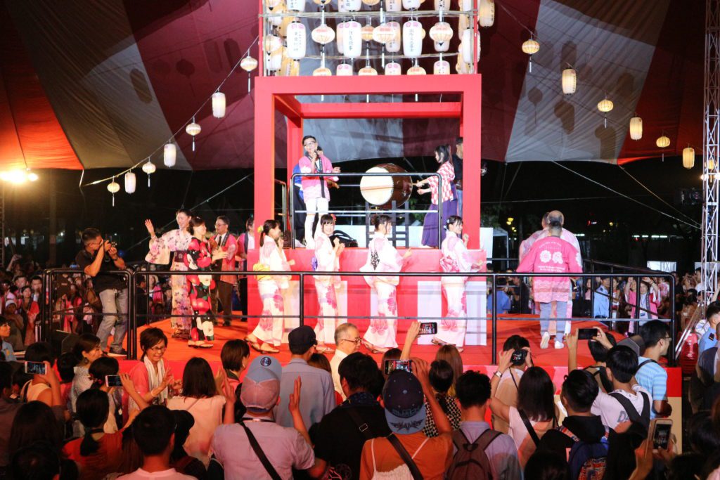 Japan Vietnam Festival 2019での盆踊りの様子