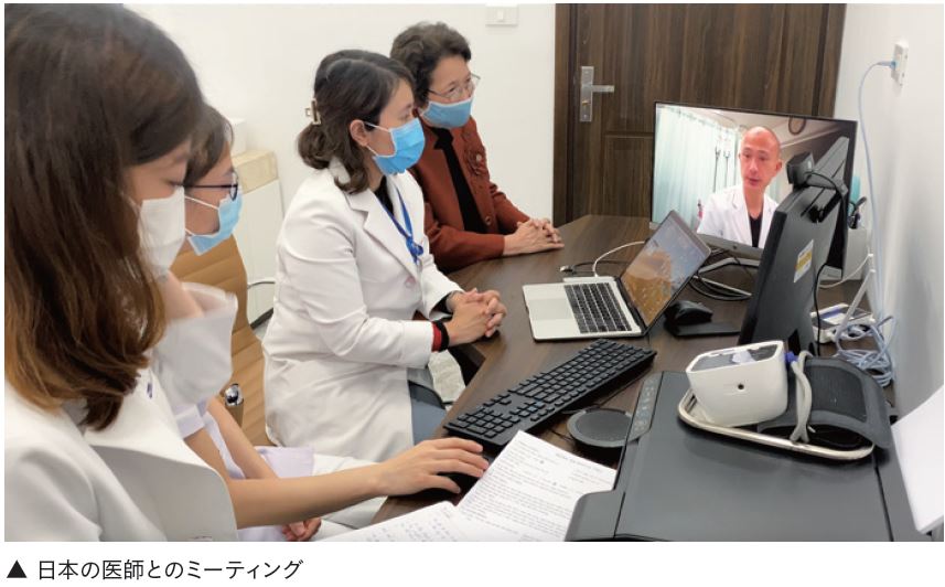 日本の医師とのミーティング