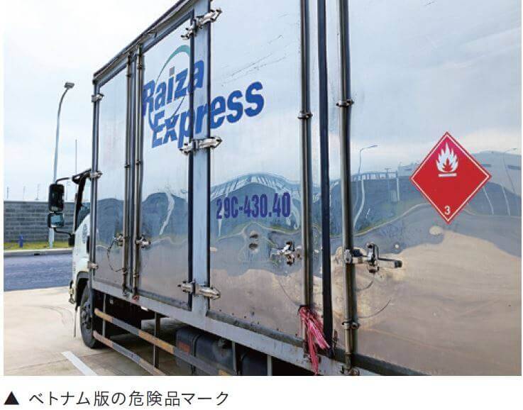 ベトナム版の危険品マーク