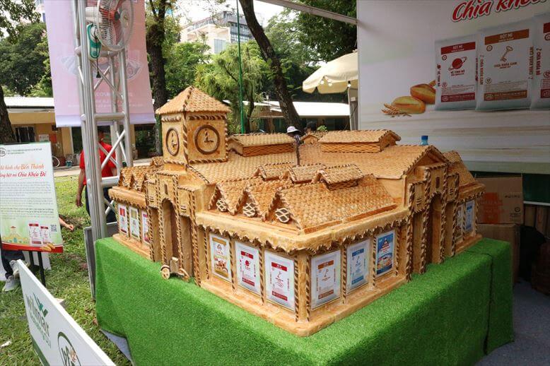 ベンタイン市場の模型