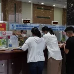出入国管理局の受付