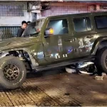 事故を起こした車両
