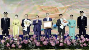 ベトナム航空創立30周年式典の様子