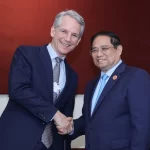 ファン・ミン・チン首相とドイツのシーメンス幹部