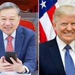 ベトナムのトー・ラム書記長と米国のトランプ大統領