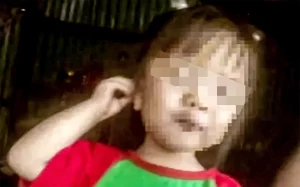 行方不明とされる2歳女児
