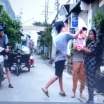 動画撮影中に殴られた男性