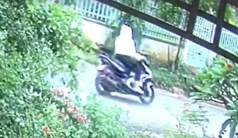 5歳男児がバイクでひかれた当時の画像