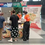 エースコックベトナムの新商品展示ブース