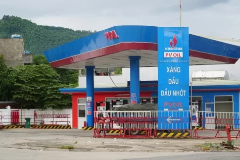 ベトナムのガソリンスタンド