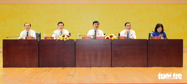 ホーチミン市人民評議会会議の様子