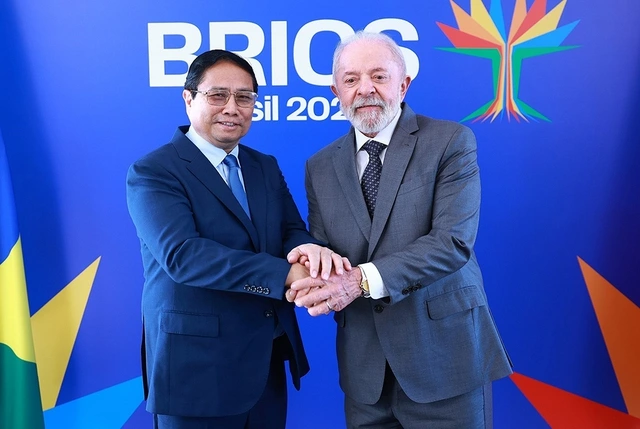 ベトナムのチン首相とブラジルのルラ大統領