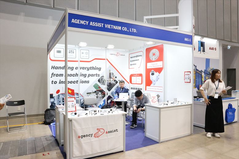 MTA VIETNAM 2025に出展したAGENCY ASSIST VIETNAMのブース
