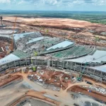 建設中のロンタイン国際空港