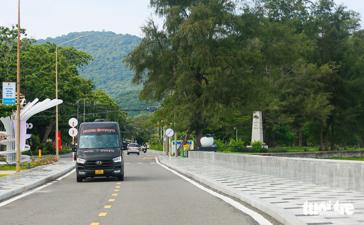 コンダオ島内の主要道路