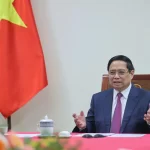 フン・マネット首相と電話会談する