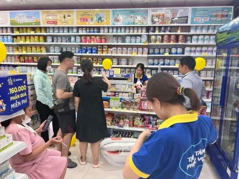 ベトナム国内の乳製品販売店