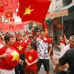 国慶節を祝うベトナム国民