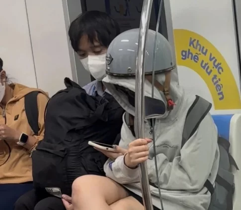 痴漢の容疑者