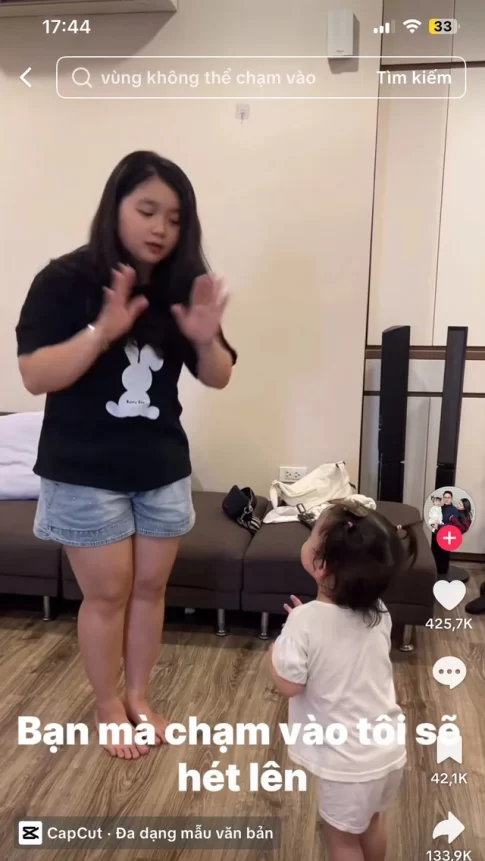 子供への教育的内容を含んだTikTokコンテンツ
