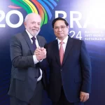 ベトナムのファン・ミン・チン首相とブラジルのルーラ・ダシルバ大統領