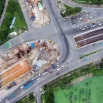 ホーチミン市アンフー交差点建設プロジェクト現場