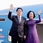 国連総会のため米国に出発するベトナムのルオン・クオン国家主席夫妻