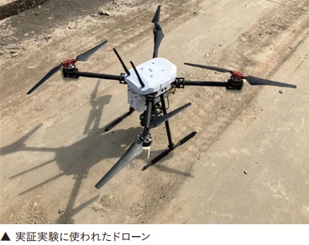 実証実験に使われたドローン