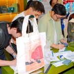 ホーチミン市で開催されたキャセイトラベルフェアの入場受付