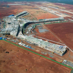 建設中のロンタイン国際空港