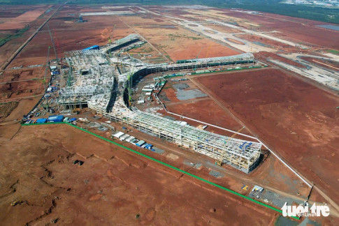 建設中のロンタイン国際空港