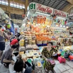 ベトナムの市場内の小規模事業者