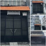 門が閉ざされているキム・ファット社の入口