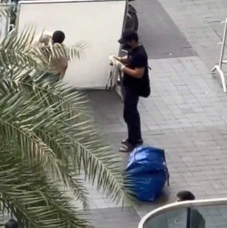 遺体が発見された現場