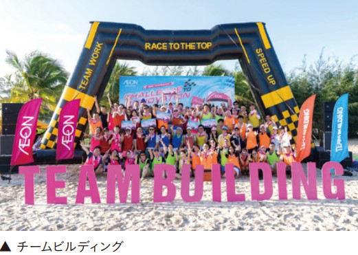 AEONベトナムのチームビルディング研修