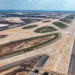 建設中のロンタイン国際空港