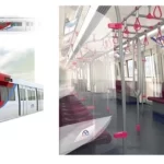 ホーチミン市メトロ2号線の車両イメージ