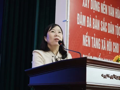 アインカイン街区文化社会課のディン・ティ・タイン・トゥイ副課長