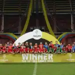 SEA Games第33回大会のサッカー決勝で優勝したベトナム代表チーム