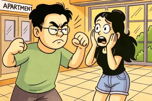 家庭内暴力のイメージ画像