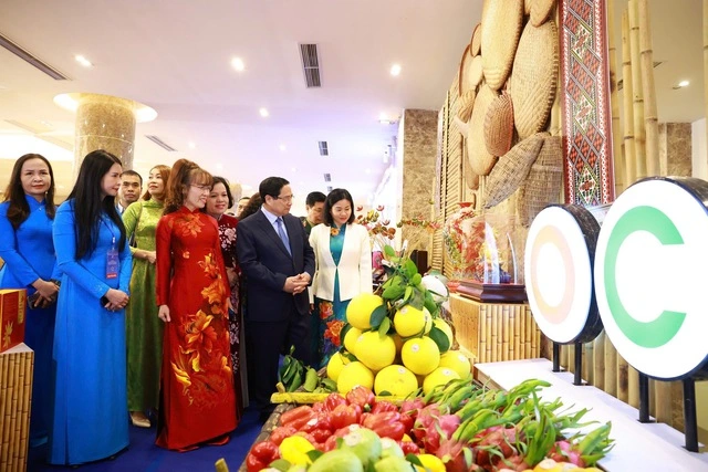 一村一品運動を視察するファン・ミン・チン首相