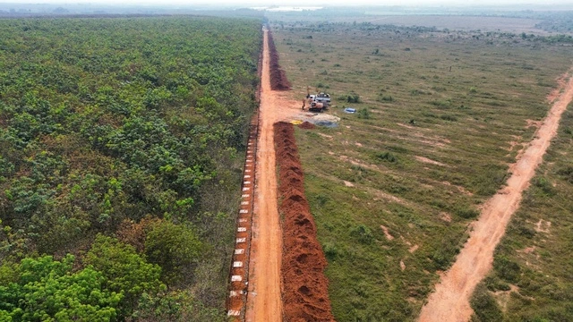 工業団地造成予定地