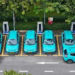 ホーチミン市内の屋外充電スタンド