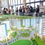 ホーチミン市の不動産開発プロジェクトの模型
