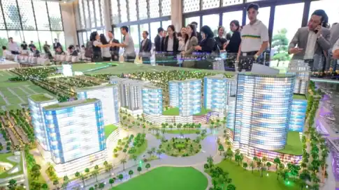 ホーチミン市の不動産開発プロジェクトの模型