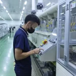 労働生産性向上のために自動化されたベトナムの工場