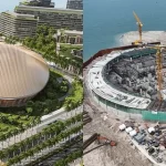 APEC2027に向けてフーコック島で建設中の多目的ホール