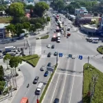 国道13号線にあるフック・キエン五差路