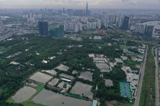 ホーチミン市の国家スポーツ複合施設「ラックチェック」建設予定地