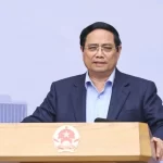 ベトナム国際金融センターの建設・運営を統括する国家指導委員会の第1回会合を主宰したファン・ミン・チン首相